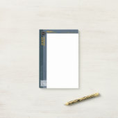 Tweekleurige Business Post-it® Notes (Op bureau)