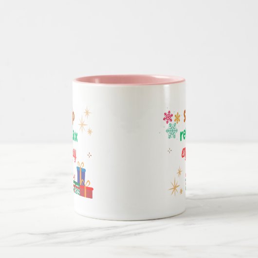 Tweekleurige Classic Coffee Mok, 11 oz Koffiemok (Center)