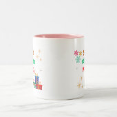 Tweekleurige Classic Coffee Mok, 11 oz Tweekleurige Koffiemok (Center)