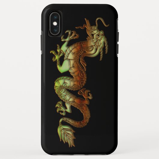 Tweekleurige Draak Case-Mate iPhone Case (Achterkant)
