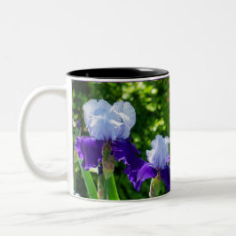 Tweekleurige Iris Beauties Tweekleurige Koffiemok
