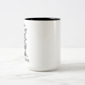 Tweekleurige mok voor koffieliefhebbers (Center)