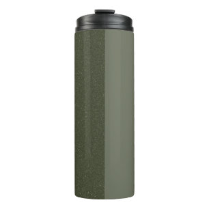 Tweekleurige Moss Green Custom Thermal Tumbler Thermosbeker