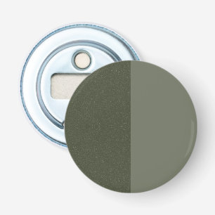 Tweekleurige Moss knop fles opener badge - Custom