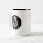 Tweekleurige vrije tuinders Mok, 444 ml Tweekleurige Koffiemok (Voorkant links)