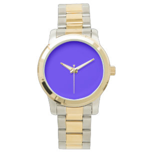 Tweekleurige w/Goud & Zilveren-Tone Quartz Horloge