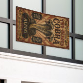 Tweekoppige Cobra Bijprogramma Spandoek (Buitenkant Gebouw)