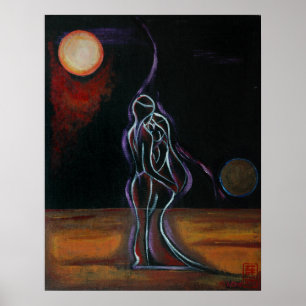 Tweeledig scherm: 18,5 x 23,5-inch Poster afdrukke