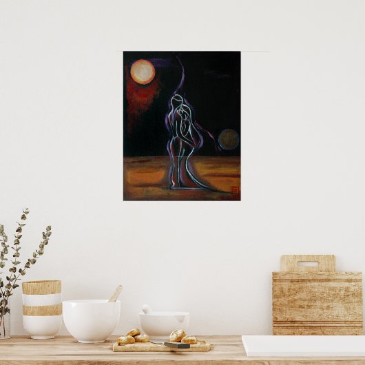 Tweeledig scherm: 18,5 x 23,5-inch Poster afdrukke (Keuken)