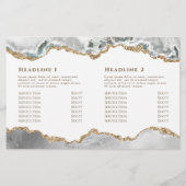 tweeledige brochure wit agate (Achterkant)