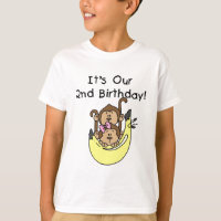 Tweeling Aap Jongen en Meisje 2e Verjaardag