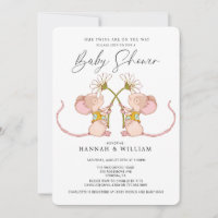 Tweeling Baby Baby shower Baby Muizen