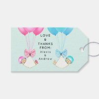Tweeling Baby Shower Bedankkaartjes