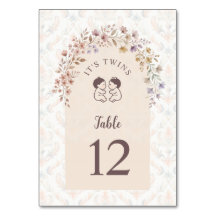 Tweeling Baby Shower Pastel Bloem LPM26