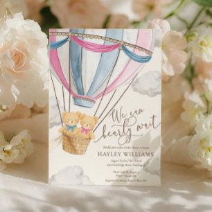 Tweeling Baby Shower Uitnodiging We Kunnen Haast N