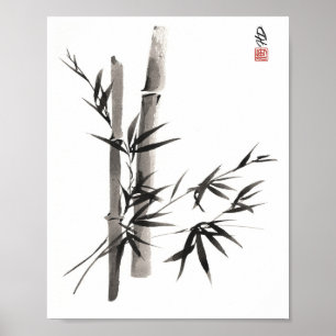 Tweeling Bamboe Poster
