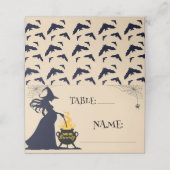 Tweeling Brouwen Douche Heks Halloween Tafel (Buitenkant ongevouwen)