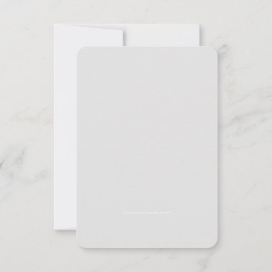 Tweeling doop of doop gouden kruis kaart (Achterkant)