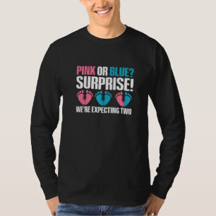 Tweeling geslacht onthulling citaat voor een gesla t-shirt
