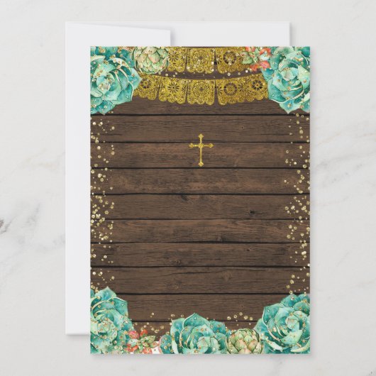 Tweeling Gouden Glitter Fiesta Jongen Doop Doop Do Kaart (Achterkant)