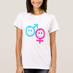 Tweeling jongen en meisje t-shirt