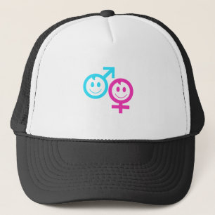 Tweeling jongen en meisje trucker pet