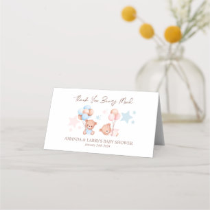 Tweeling Jongen Meisje Teddybeer Baby Shower Zak T