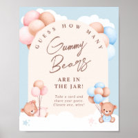 Tweeling Jongen Meisje Teddybeer Raad Hoeveel Spel
