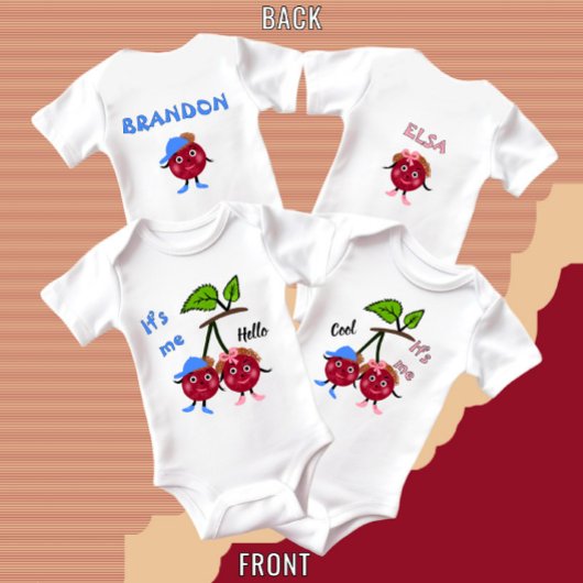 Tweeling kers romper