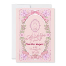 Tweeling Konijn Baby Shower Uitnodiging
