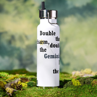 Tweeling Leuk & Inspirerend Ontwerp voor Dagelijks Waterfles