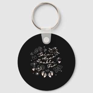 Tweeling Mama Valentijn Eerste Keer Tweeling Mama Sleutelhanger