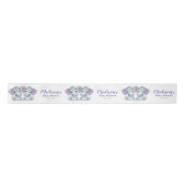 Tweeling Meisjes Custom Satijn Lint Spool Wrapping (Voorkant)