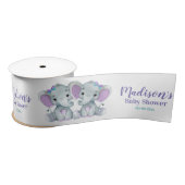 Tweeling Meisjes Custom Satijn Lint Spool Wrapping (Spoel)