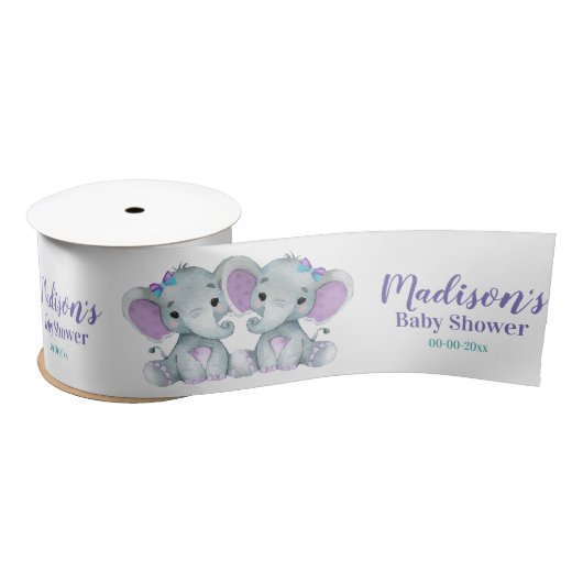 Tweeling Meisjes Custom Satijn Lint Spool Wrapping (Spoel)