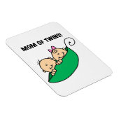 Tweeling Moeder- Erwten in een Pod Cadeaus Magneet (Rechterzijde)