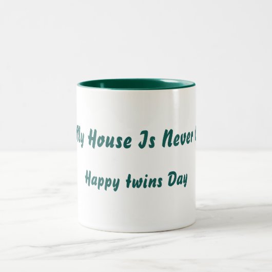 Tweeling Mok cadeau van ouders aan tweeling (Center)
