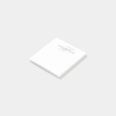 Tweeling Namen & Achternaam Monogram Post-it® Notes (Schuin)
