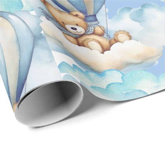 Tweeling neemt vlucht cadeaupapier (Rol Hoek)