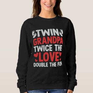 Tweeling Opa Dubbele Liefde Dubbel Plezier Tweelin Trui