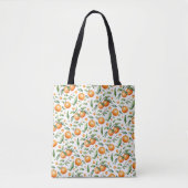 Tweeling Oranje Baby shower Canvas tas (Voorkant)