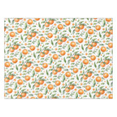 Tweeling Oranje Baby shower Tafelkleed (Voorkant (Horizontaal))