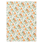 Tweeling Oranje Baby shower Tafelkleed (Voorkant)