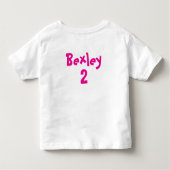 Tweeling peuter shirt Roze (Achterkant)