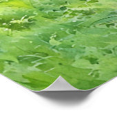 Tweeling Reekalf in de natuur Aquarel Kunst Poster (Hoek)