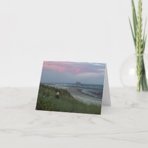 Tweeling Rotsen met Vrouw Notecard Kaart