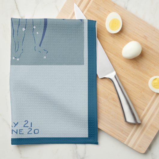 Tweeling Tweeling Constellatie  Zodiac Astrologie Theedoek (Quarter Fold)