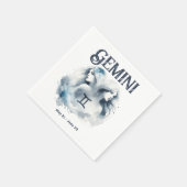 Tweeling Tweeling Zodiac Theme Verjaardagsfeest Servet (Hoek)