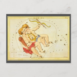 Tweeling Tweelingen Constellatie Urania's Mirror Briefkaart