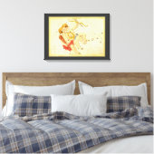 Tweeling Tweelingen  Constellatie Urania's Mirror Canvas Afdruk (Insitu (Slaapkamer))